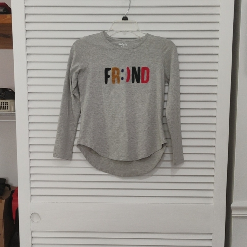 Kids Gray Long Sleeve Shirt by Kidpik